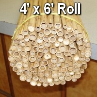 Brand New 4'H x 6'W Heavy Bamboo Fence Indoor / Outdoor