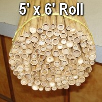 Brand New 5'H x 6'W Heavy Bamboo Fence Indoor / Outdoor