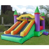 Inflatable Castle Bouncer Bouncy House with 2 Slides