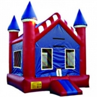 Commercial Grade Inflatable American Castle Bouncer Bouncy House
