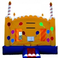 Commercial Grade Inflatable B-Day Cake Bouncer Bouncy House