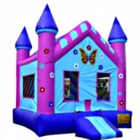 Commercial Grade Inflatable Butterfly Doll House Bouncer Bouncy House