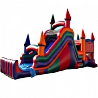 Commercial Grade Inflatable 4in1 Slide Combo Bouncy House