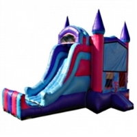 Commercial Grade Inflatable 3in1 Princess Castle Slide Combo Bouncy House