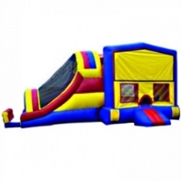 Commercial Grade Inflatable 3in1 Module Super Slide Combo Bouncy House