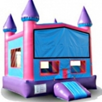 Commercial Grade Inflatable Pink Module Castle Bouncer Bouncy House