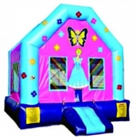 Commercial Grade Inflatable Princess Doll House Bouncer Bouncy House