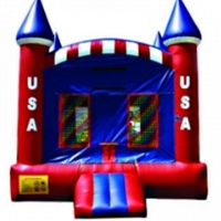 Commercial Grade Inflatable USA American Castle Bouncer Bouncy House
