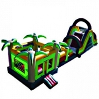 Commercial Grade Inflatable Jungle Obstacle Course