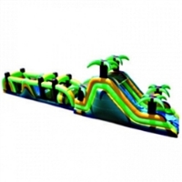Commercial Grade Inflatable Rain Forest Obstacle Course