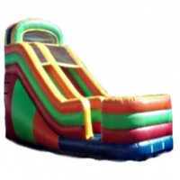 Commercial Grade Inflatable Multi Color Dry Slide
