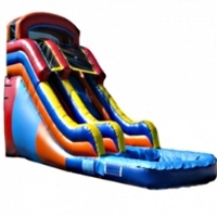 Commercial Grade Inflatable Rainbow Water Slide