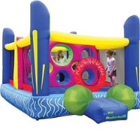Jumping Dodge Ball Bouncer Bouncy House With Blower