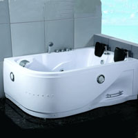 Whisper Brand New Two Person Indoor Computerized Whirlpool Bath Hot Tub Spa w/ Hydro Therapy Jets