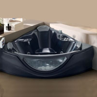 Whisper Brand New Computerized Whirlpool Bath Hot Tub Spa w/ Hydro Therapy Jets