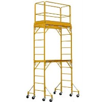 Brand New Heavy Duty 12' H Scaffold Rolling Tower with Guardrail