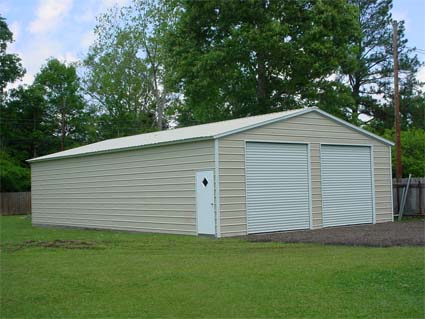 28' x 46' x 10' Vertical Roof Eco-Friendly Steel Carport Garage ...