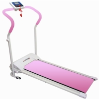 Brand New Magnetic Manual Fitness Treadmill Pink