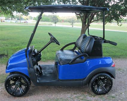 48V Blue Phantom Club Car Precedent Electric Golf Cart