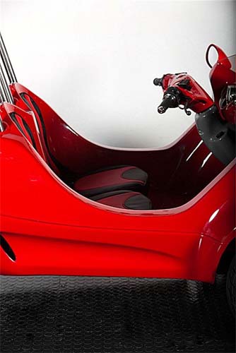 Scooter Coup Scooter Car Side Interior