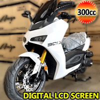 Huracan 300 Scooter 300cc Moped Fully Automatic w/LCD Screen