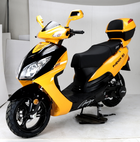 150cc Phenom 2021 Scooter with BlueTooth, USB & Speaker Fully Assembled  Moped - PHENOM-150
