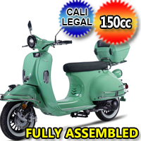 Znen 150cc 4 Stroke Fully Automatic Gas Moped Scooter - VES-150
