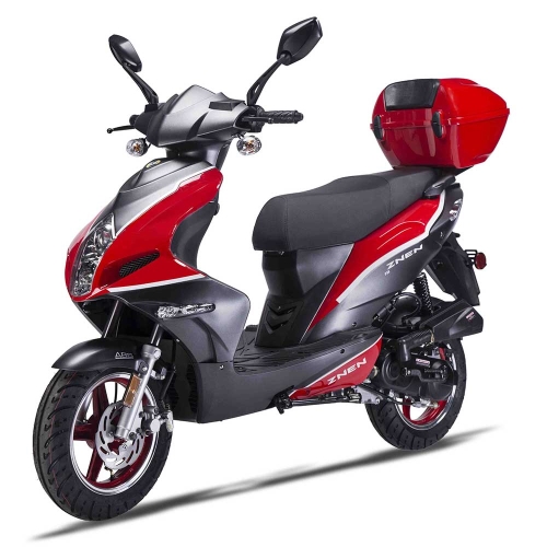 Znen 150cc 4 Stroke Gas Moped Scooter w/USB & Alarm - ZN150T-32A