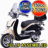 Znen 150cc 4 Stroke Gas Moped Scooter - Zn150T-G