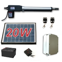 Solar Full Kit Swing Gate Opener for Single Swing Gates