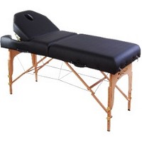 Black Soozier 4" Thick Portable Massage Table