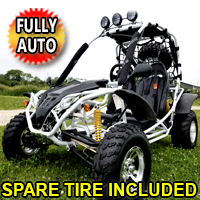 200cc Cazador Fully Automatic Go Kart w/ Custom Rims & Tires