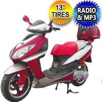 Eagle 150cc 4 Stroke Air Cooled Moped Scooter With Radio & MP3 Connection - Eagle 150cc