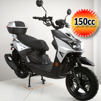 150cc 4 Stroke Single Cylinder Moped Scooter - FIGHTER 150CC