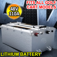 48V Lithium-ion Battery 110AH - Fits All Golf Cart Models
