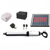 Residential/Commercial 20W Solar Single Swing Gate Opener