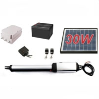 Residential/Commercial 30W Solar Single Swing Gate Opener