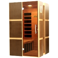 2 Person Low EMF Far Infrared Sauna w/ 8 Carbon Tech Heaters