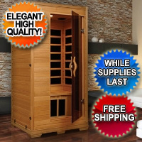 Studio Classic Color Therapy 1 - 2 Person Sauna with Carbon Heaters