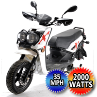 Brand New 2000 Watt Venom Electric Moped Scooter