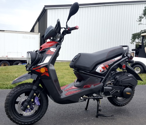 Brand New 150cc Boom Rugged 4 Stroke Moped Scooter