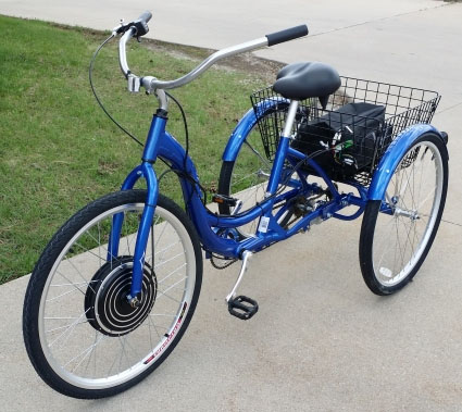 motorized 3 wheel bike