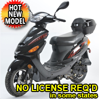 50cc Zapper Scooter Moped WO/ Pedals - Revolution Series Motor Bike