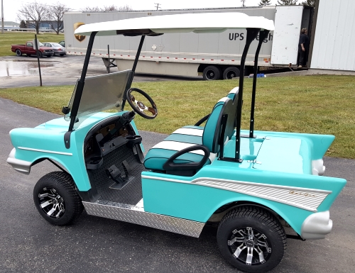 '57 Old Car Custom Club Car Golf Cart