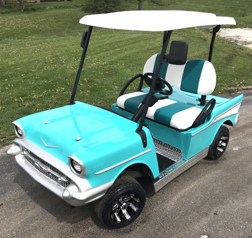 '57 Old Car Custom Club Car Golf Cart