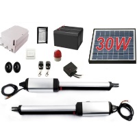 Heavy Duty Solar Dual Swing Gate Opener + Accessories