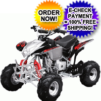 110cc Black Assassin Fully Auto 4 Stroke ATV Four Wheeler