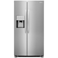 Frigidaire FGSS2635TF Refrigerator 25.6 cu. ft. Side by Side Fridge Stainless Steel - New w/Tiny Cosmetic Blemish