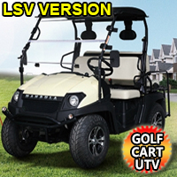Electric LSV Golf Cart Hybrid Bahama UTV HJS 60v Electric Big Horn EV5 UTV Utility Low Speed Vehicle