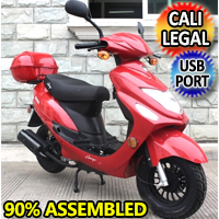 Znen 50cc 4 Stroke 3hp Gas Moped Scooter - Beemer 50